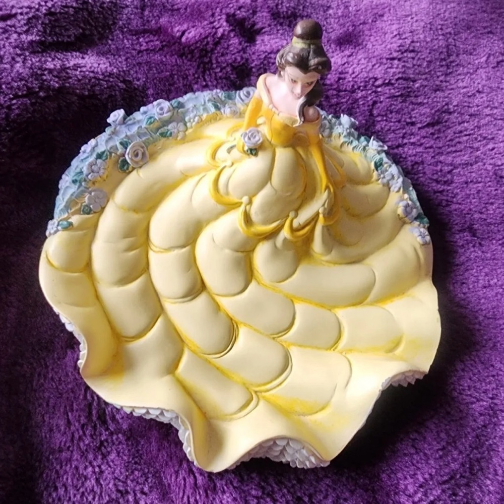 Jay Franco Disney Beauty and the Beast Soap Dish Ring Dish Princess Belle